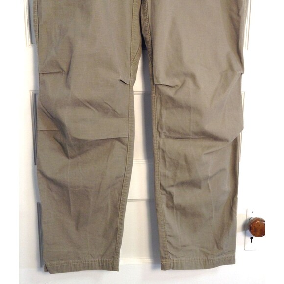 JustinFR Flame Resistant Pants Men 38x33 Khaki Canvas Ripstop Utility Workwear - Picture 3 of 13